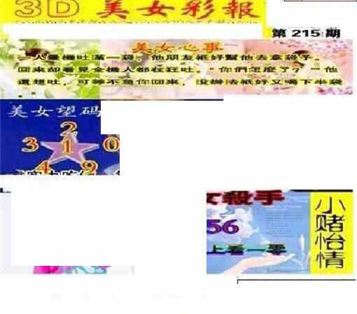 24215期: 三毛3D精品图谜