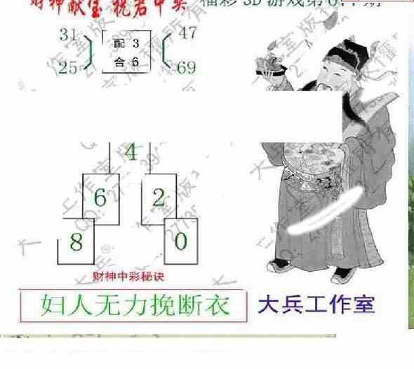 24077期: 大兵福彩3D黄金报图版