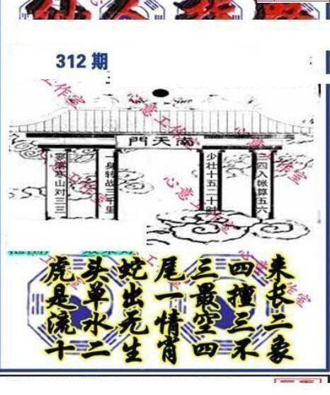 24312期: 三毛3D精品图谜