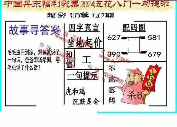 24142期: 福彩3D丹东全图分析