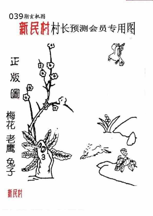 24039期: 老村长福彩3D天天图谜