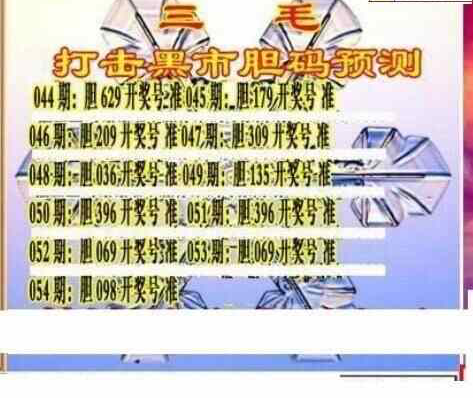 24054期: 老村长福彩3D天天图谜